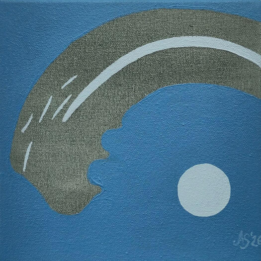 UNTITLED - oil on canvas, 20 x 20 cm