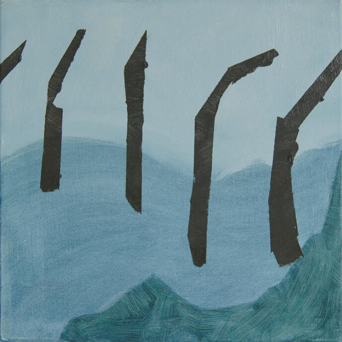 UNTITLED - oil on canvas, 20x20cm